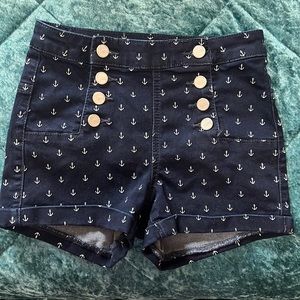 Navy blue shorts